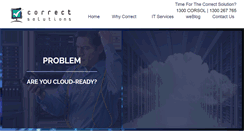 Desktop Screenshot of correct.com.au